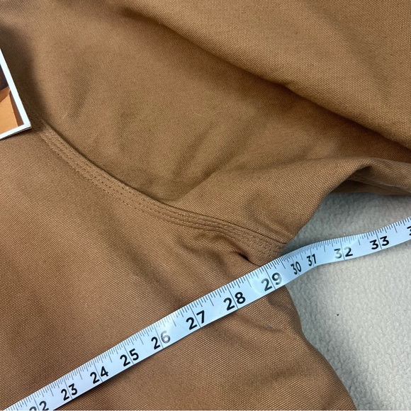 Carhartt Jacket Mens 54 Regular Brown Detroit Blanket Lined Canvas J01 BRN NEW - Picture 5 of 11